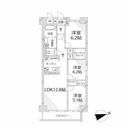 キャッスルコート岩端の物件間取画像